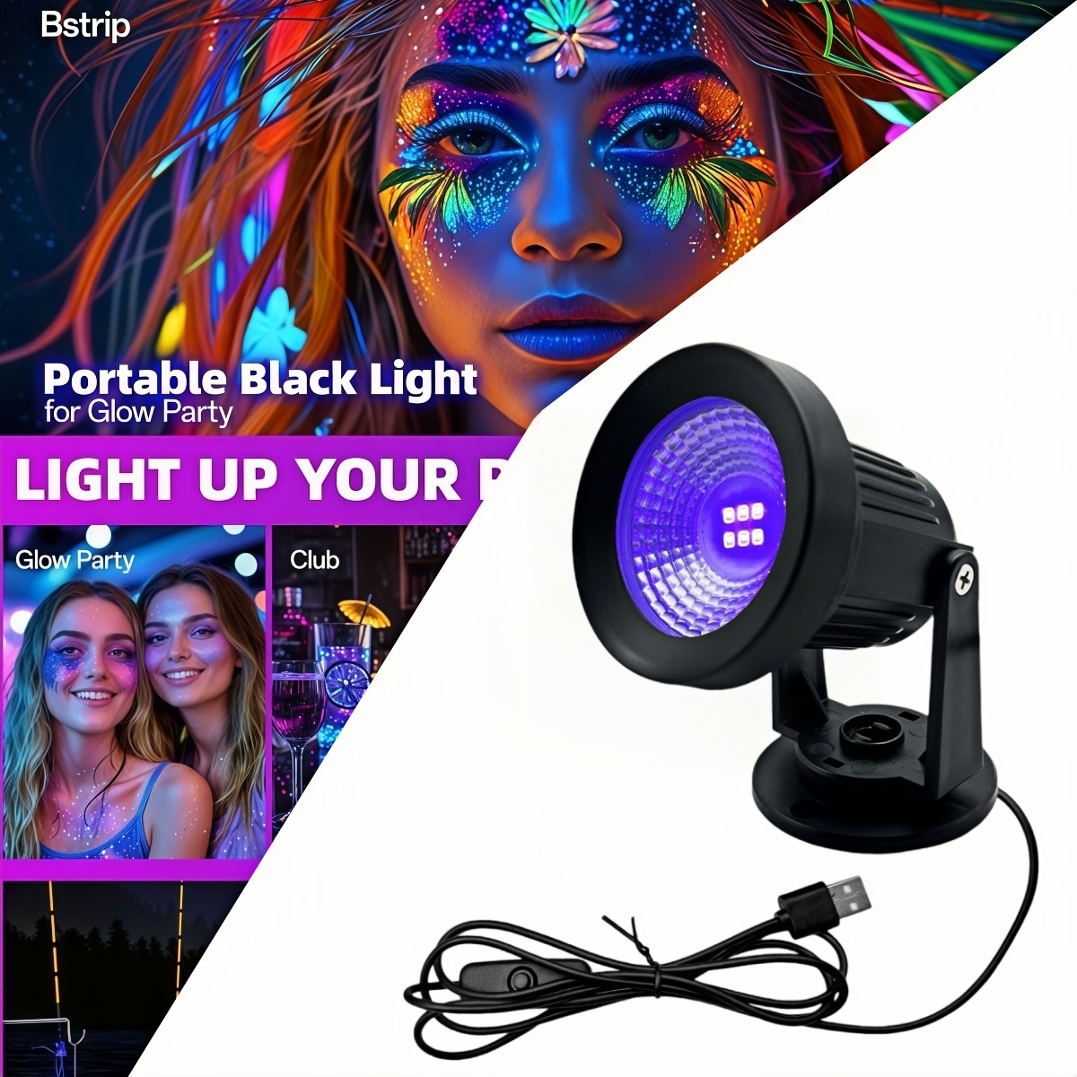 Exposure Unit Uv - Ультрафиолетовая лампа 395 нм, фиолетовый свет